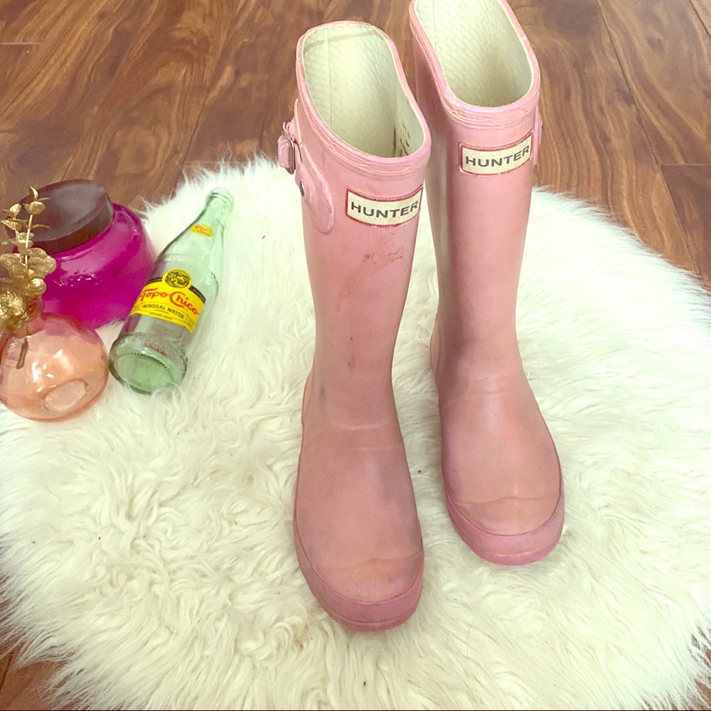 HUNTER boots big girls size 3